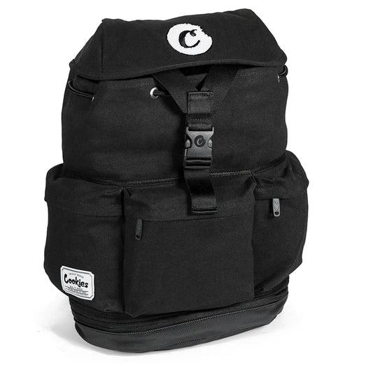 Cookies Rucksack Smell Proof Utility Backpack Canvas Luggage and Travel Products : Backpack Cookies Black  