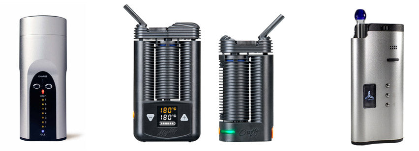 Arizer Solo, Crafty and Mighty that released in 2014