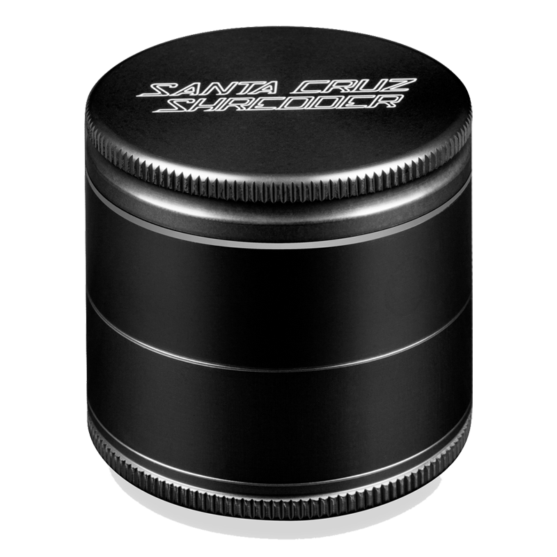 Santa Cruz Shredder 4-Piece Grinder Grinders : Aluminum Santa Cruz Shredder 2.1"(54mm) Black 4pc