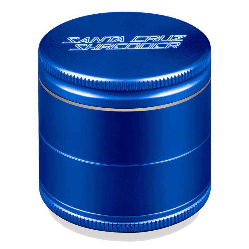 Santa Cruz Shredder 4-Piece Grinder Grinders : Aluminum Santa Cruz Shredder 2.1"(54mm) Blue 4pc