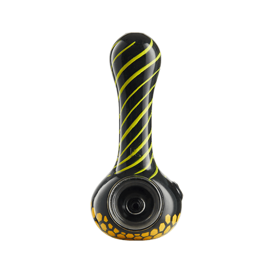 Eyce ORAFLEX Honeycomb Spoon Pipe Silicone : Spoon Eyce blkyel  