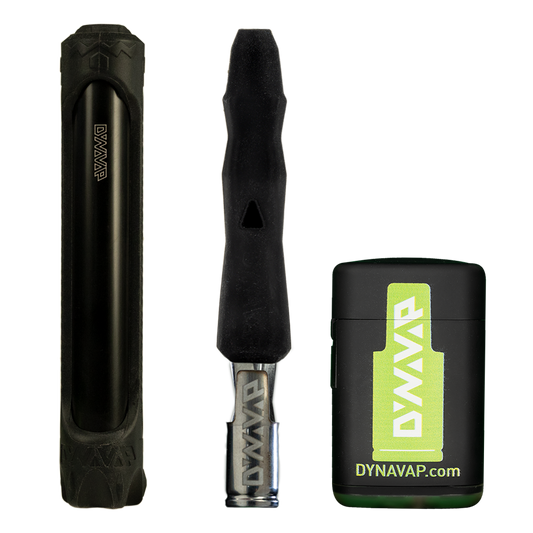 The "B" Starter Pack by Dynavap Vaporizers : Portable DynaVap Black Slingstash  