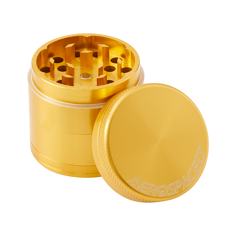 Aerospaced 4-Piece Grinder Grinders : Aluminum Aerospaced Gold 1.6