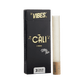 Vibes - The Cali 13mm Ultra Thin Single Pack 3 Calis/Single Papers, Cones, and Wraps : Cones Vibes Rolling Papers Ultra Thin (Black) 3pk cali2g